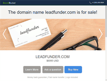 Tablet Screenshot of leadfunder.com